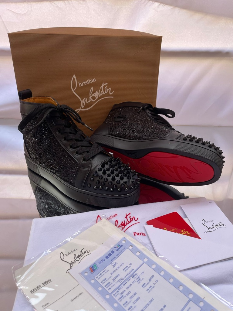 Christian Louboutin Bota Negro