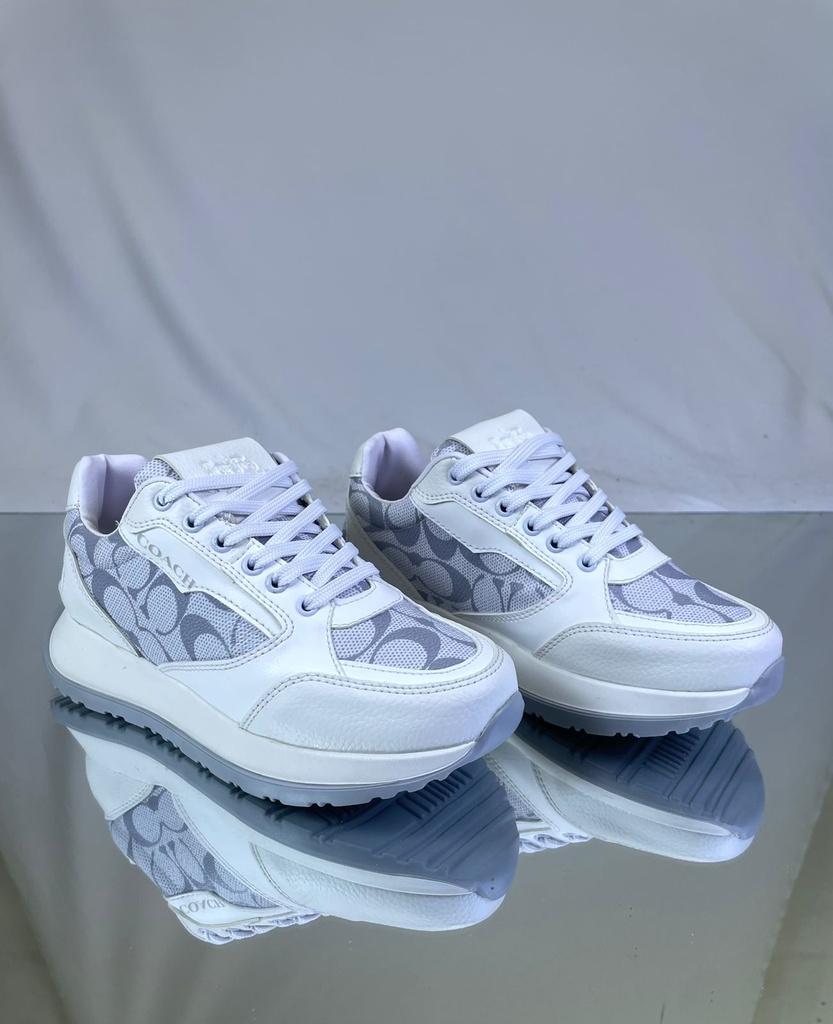 Coach Sport Blanco Gris