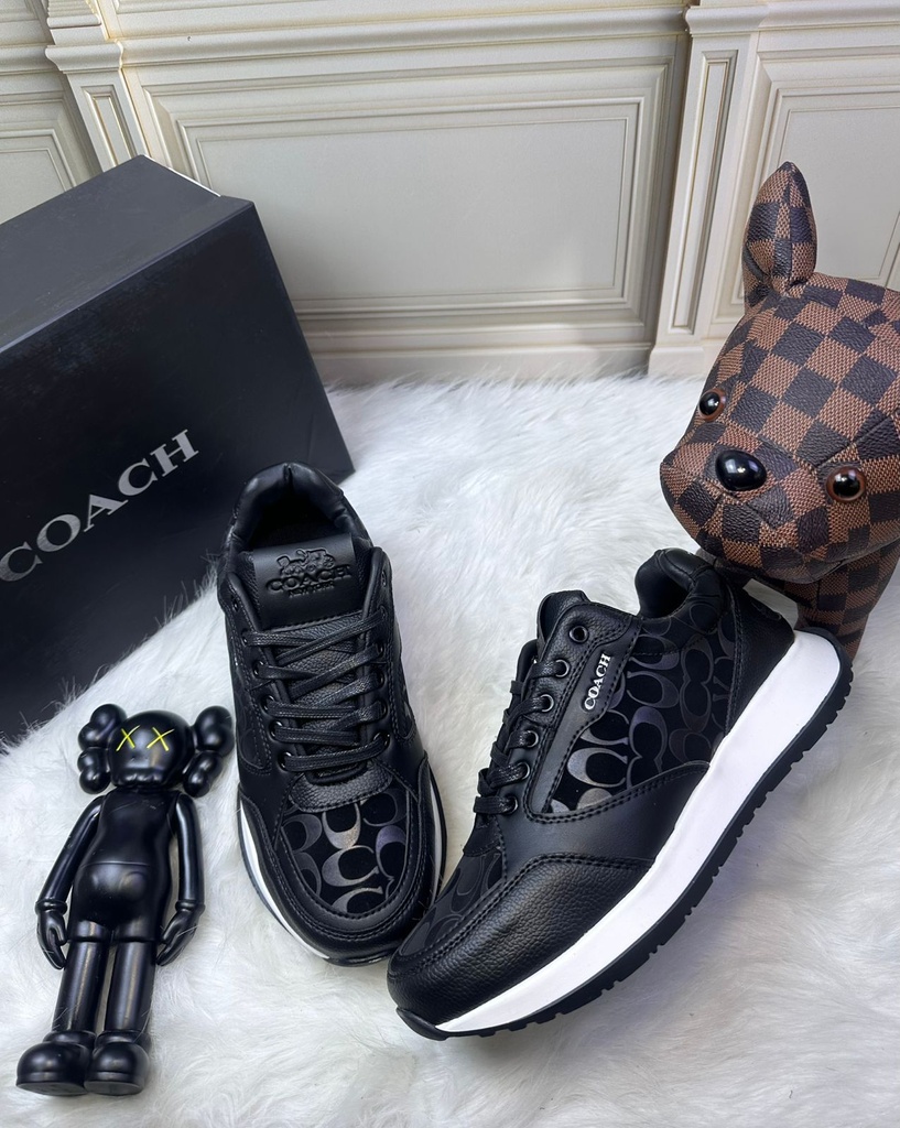 Coach Gamuza Suela Blanca