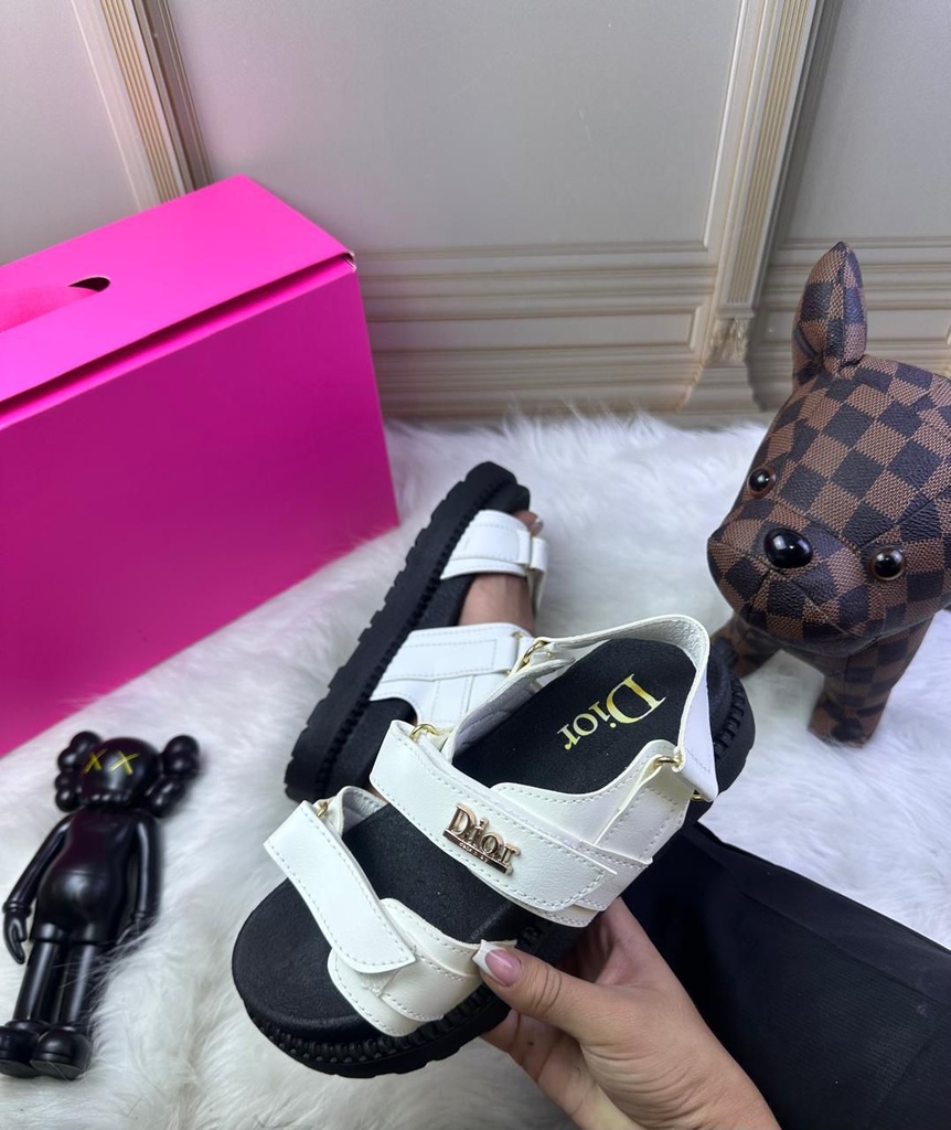 Sandalia Dior Blanca Correa