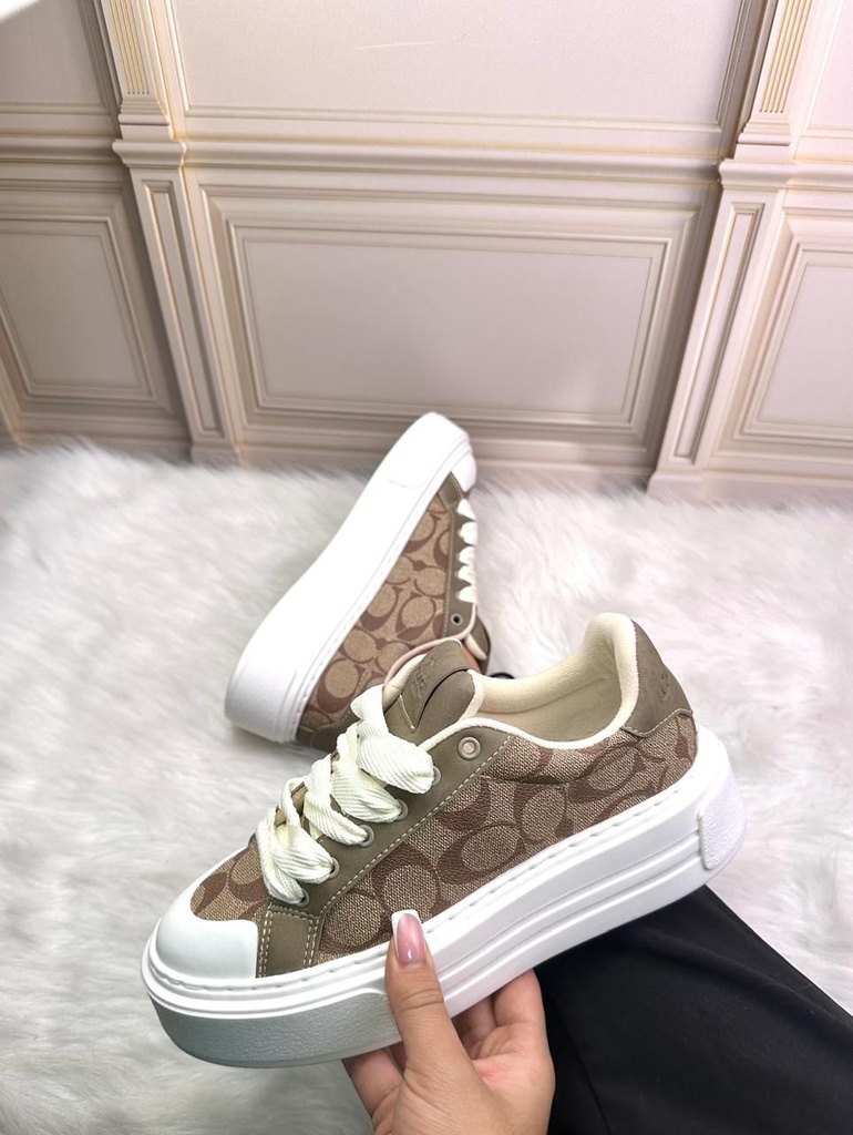 Coach Plataforma Cafe Beige S