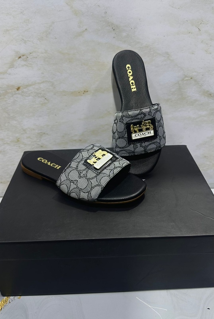 Sandalia Coach Gris Bajito 