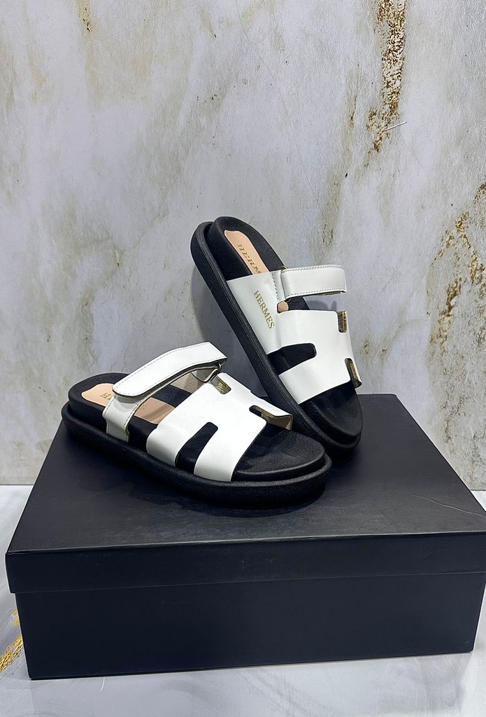 Sandalia Hermes Blanco D