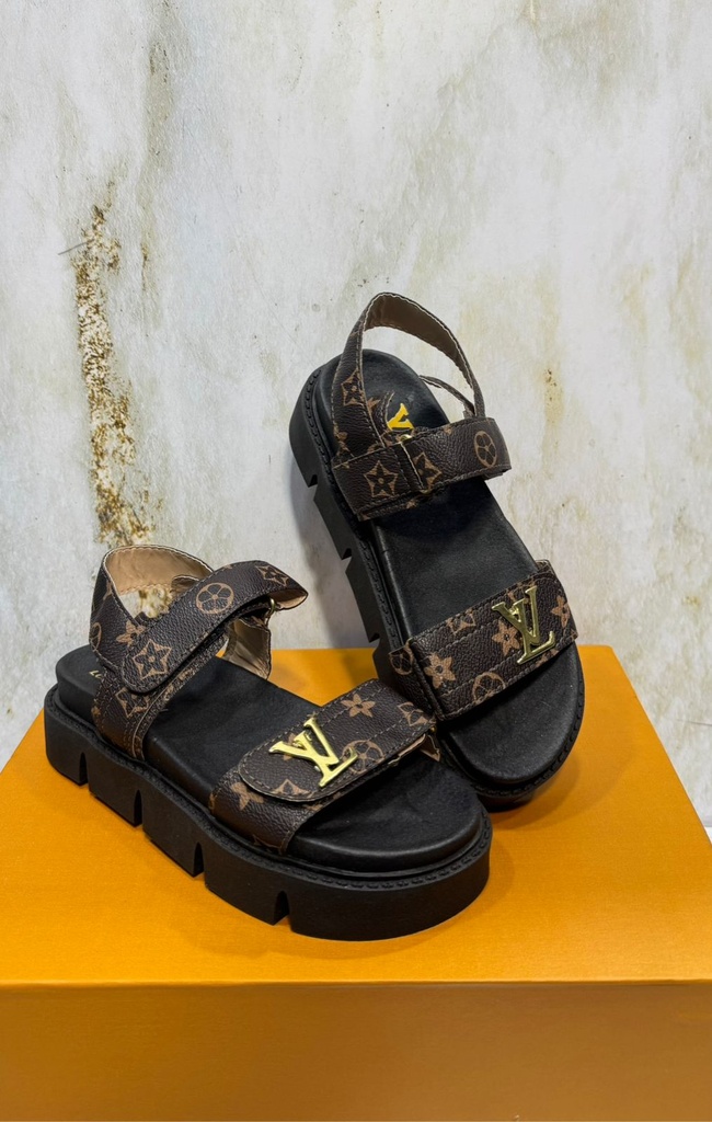 Sandalia Louis Vuitton Cafe Plataforma