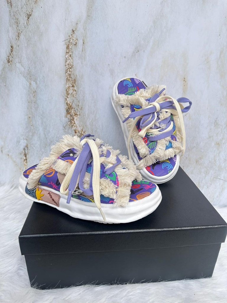 Sandalia Multicolor Morado