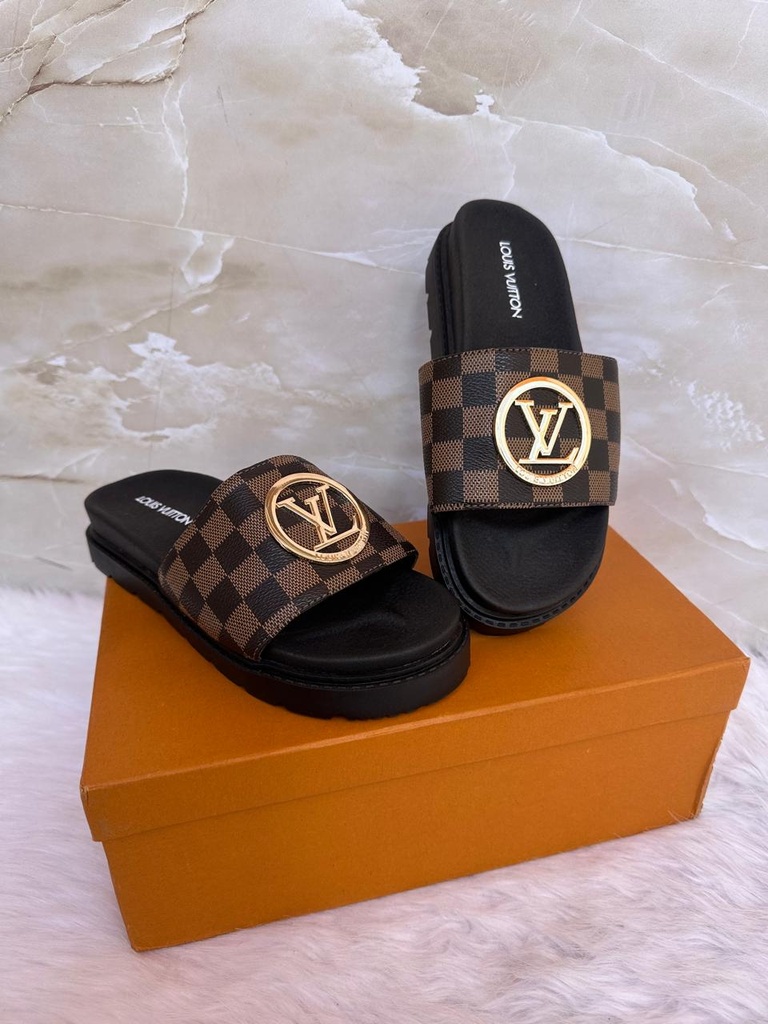  Sandalia Louis Vuitton Bajita Cafe D