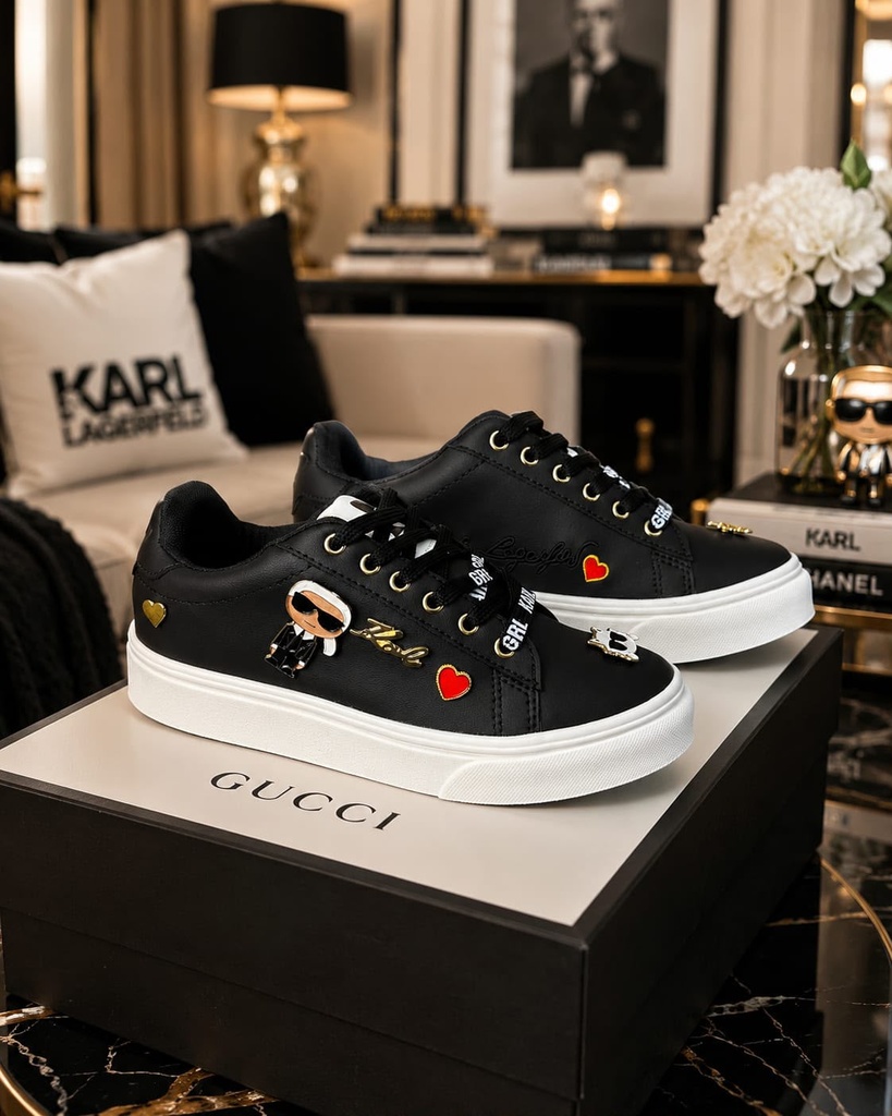 Karl Lagerfeld Negro Figuras 2
