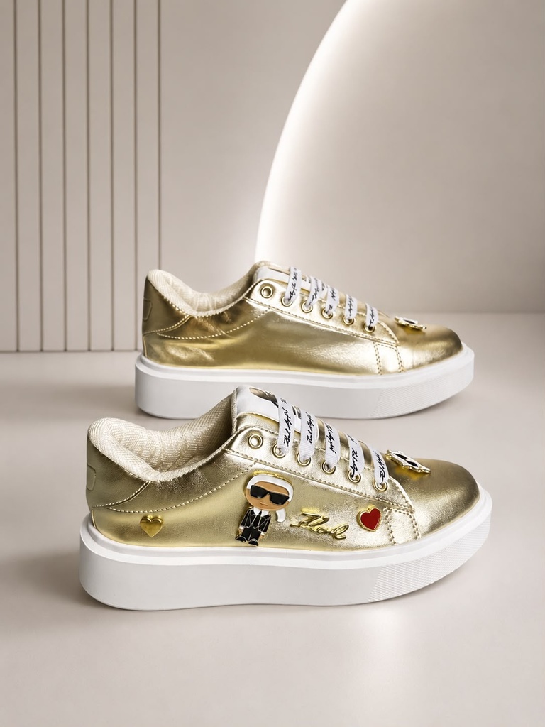 Karl Lagerfeld Pin Dorado