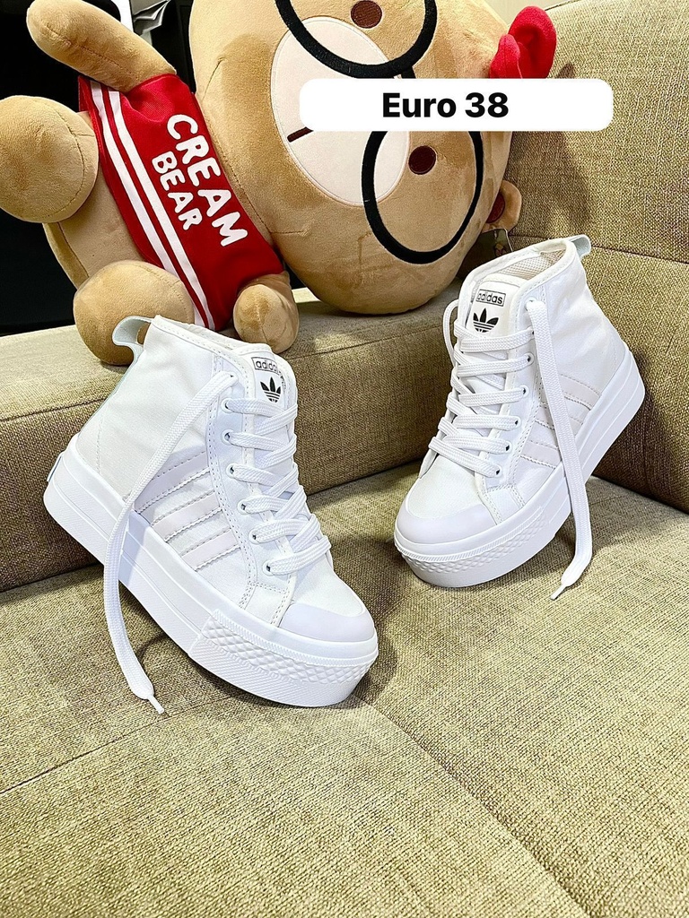 Adidas Nizza bota blanco