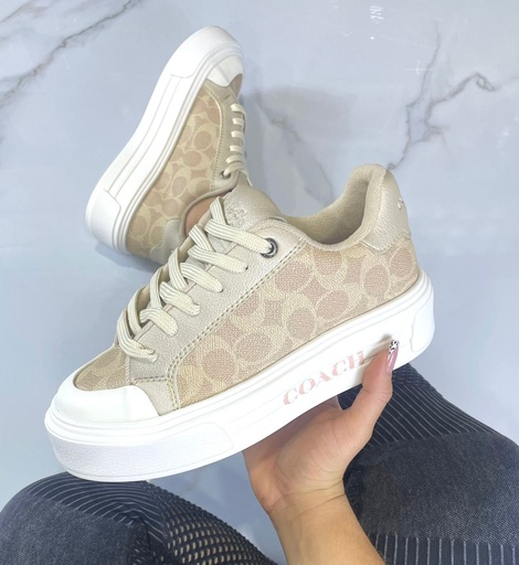 Coach Beige Plataforma 