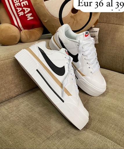 Nike Blazer Court Blanco Negro NK537