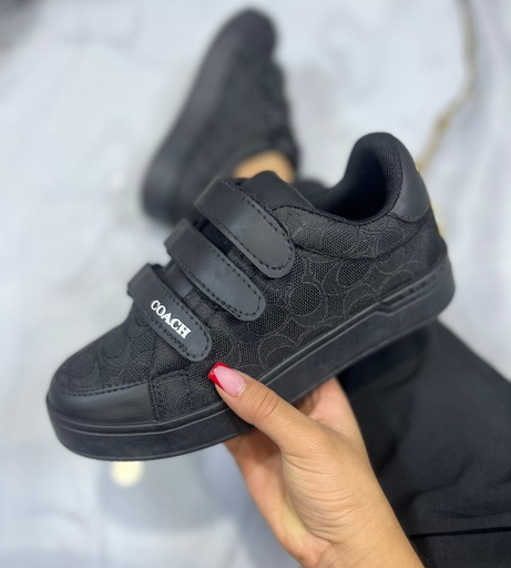 Coach Adhesivo Todo Negro CH74