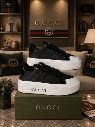 Gucci Plataforma Negro