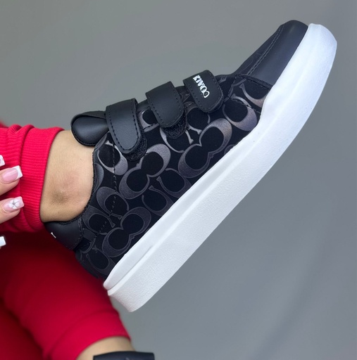 Coach Adhesivo Gamuza Charol