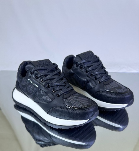 Coach Cuero Gris Suela Blanca