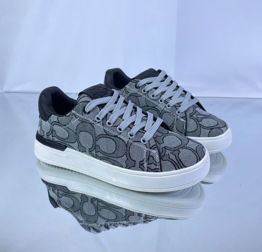 Coach Gris Talon Negro 