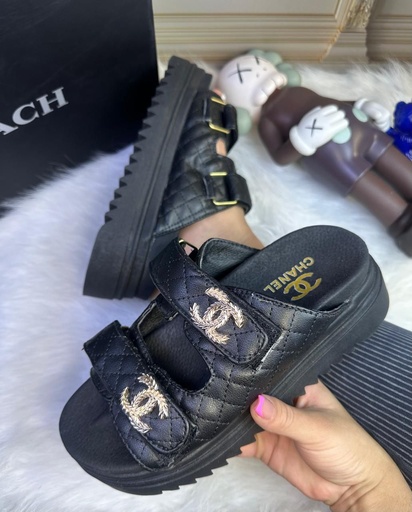 Sandalia Chanel Negra
