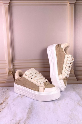 Gucci Plataforma Beige