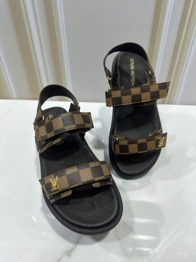 Louis Vuitton Sandalia Cuadro Delgado