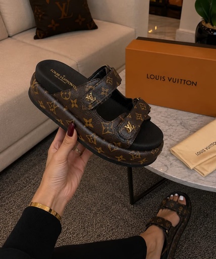 Sandalia Louis Vuitton Cafe Adhesivo