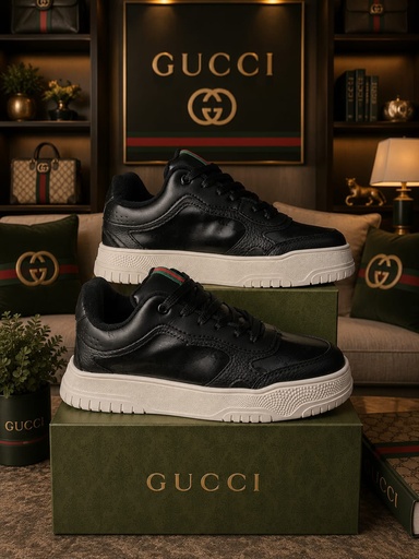 Gucci Negro Suela Beige